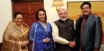 Sonakshi Meets PM