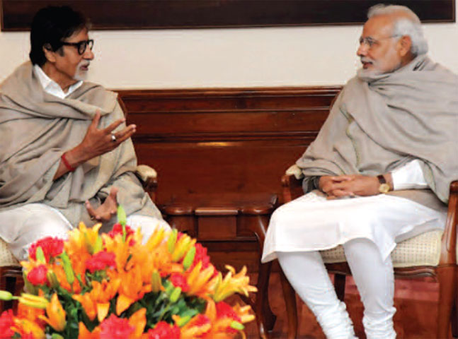 Amitabh Meets Modi