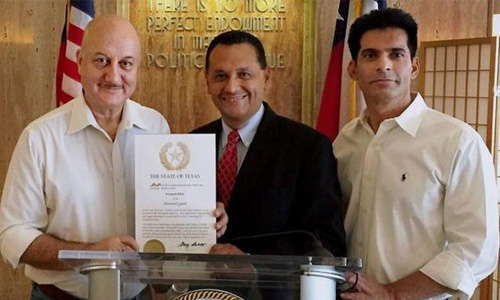 Anupam Honoured In Texas