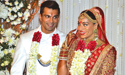 Bipasha ties the knot