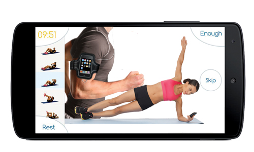 5 fitness apps  Can help you stay in space