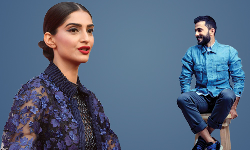 Sonam with Anand Ahuja