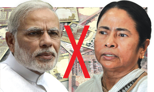 Demonetisation and Modi-Mamata Tussle