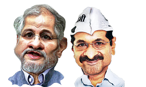 Is resignation of Jung due to ‘jung’ with Kejriwal?