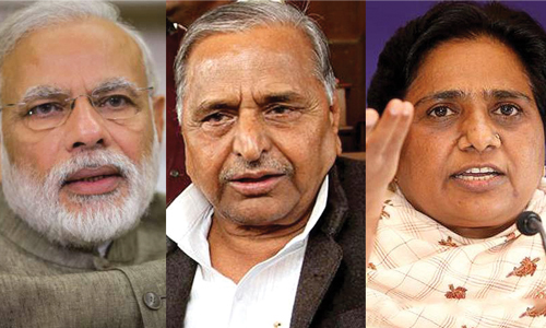 Dancing Tune Rings for Modi, Mulayam and Mayawati