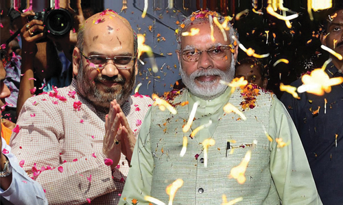 It's Modi…Modi, Amit Shah, and BJP