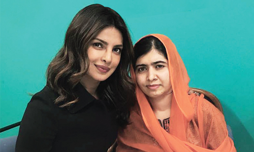 Priyanka meets Malala