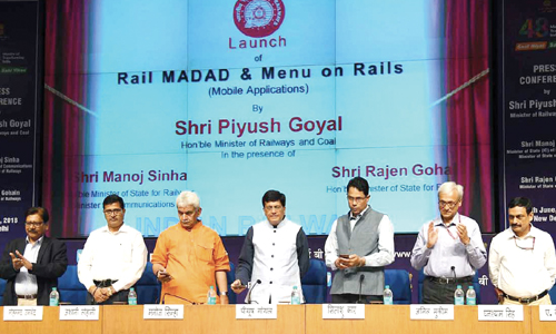 Shri Piyush Goyal launches “Rail Madad” – An App to expedite &streamline passenger grievance redressal