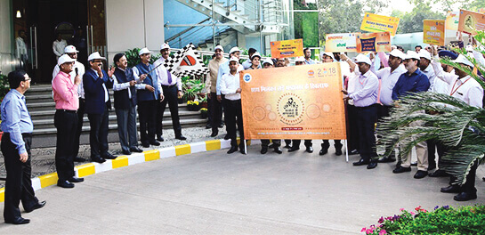 Vigilance Commissioner flags off Vigilance Walk at IndianOil