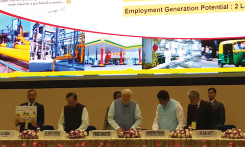 PM Modi launched CGD projects in five Geographical Areas inHaryana