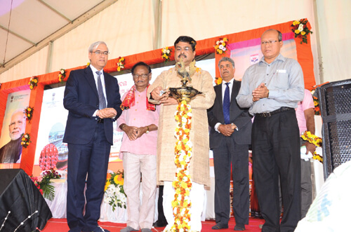 Minister of P&NG and SD&E laid Foundation Stone of HPCL’s new LPG Plant at Rayagada, Odisha