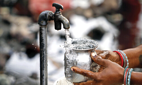 Technology helps  provide access to  safe drinking water