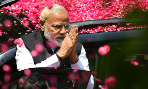 Modi wave prevails over India