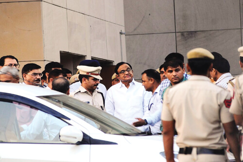 Tough Time Ahead  for P Chidambaram