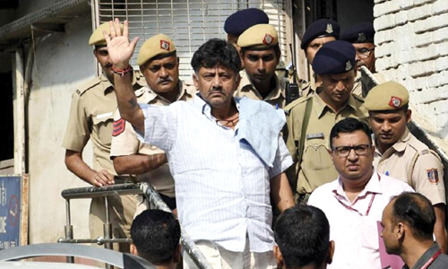 Arrest Of Shivakumar Further Exposes Congress’ Corruption