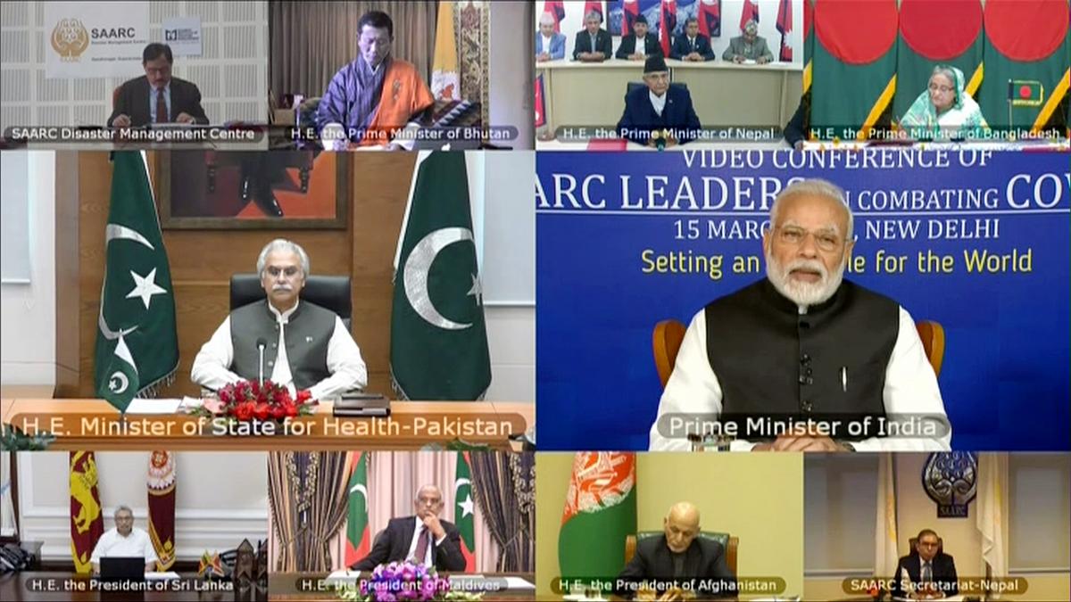 SAARC nations participate in video conference to discuss impact of Covid-19