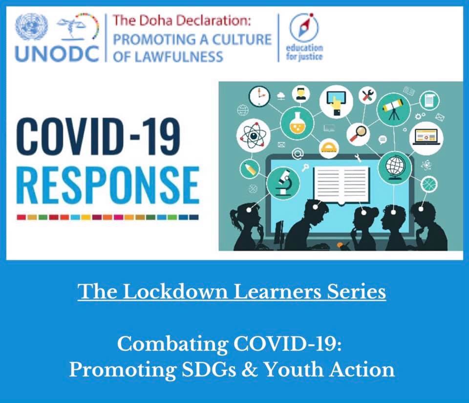 Education and COVID-19: ‘Lockdown Learners’ engage with UNODC on peace, security