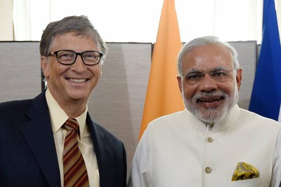 Bill Gates praises PM Modi for his leadership