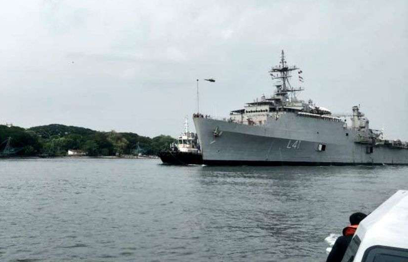 INS Jalashwa reaches Male to evacuate Indians