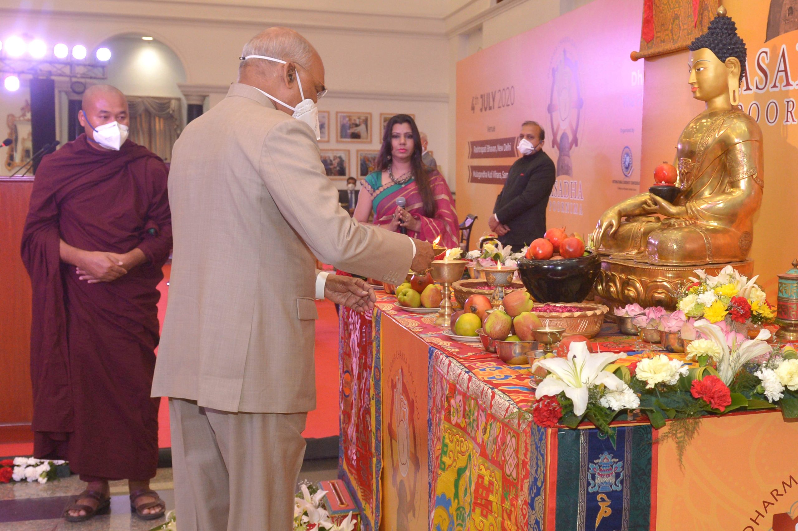 As the pandemic ravages human lives and economies across the globe, the Buddha’s message serves like a beacon, says President Kovind