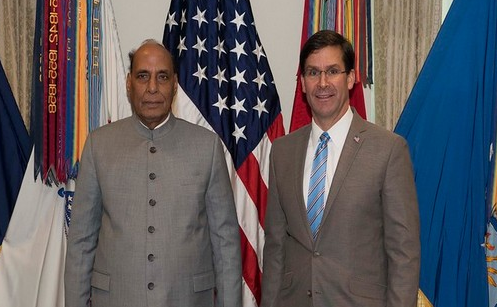 Defence Minister Rajnath Singh with his US counterpart Mark Esper review bilateral defence co-operation 