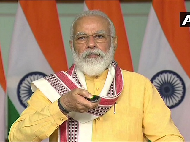 Prime Minister Narendra Modi lays foundation stone of Manipur water supply project via video conference