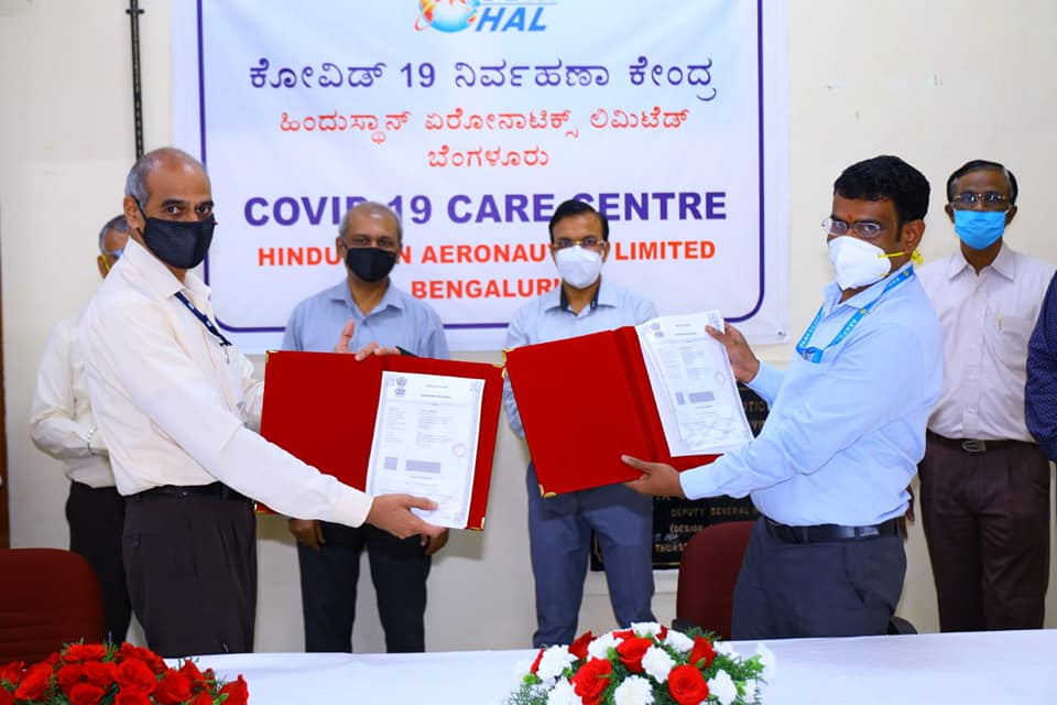 HAL Establishes COVID-19 Care Centre in 16 Days