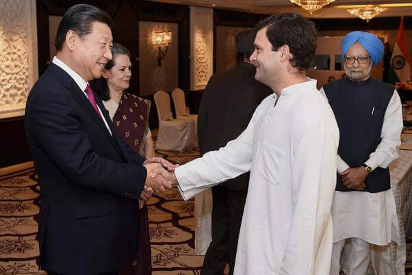 Congress under the shadow of its MoU with China?