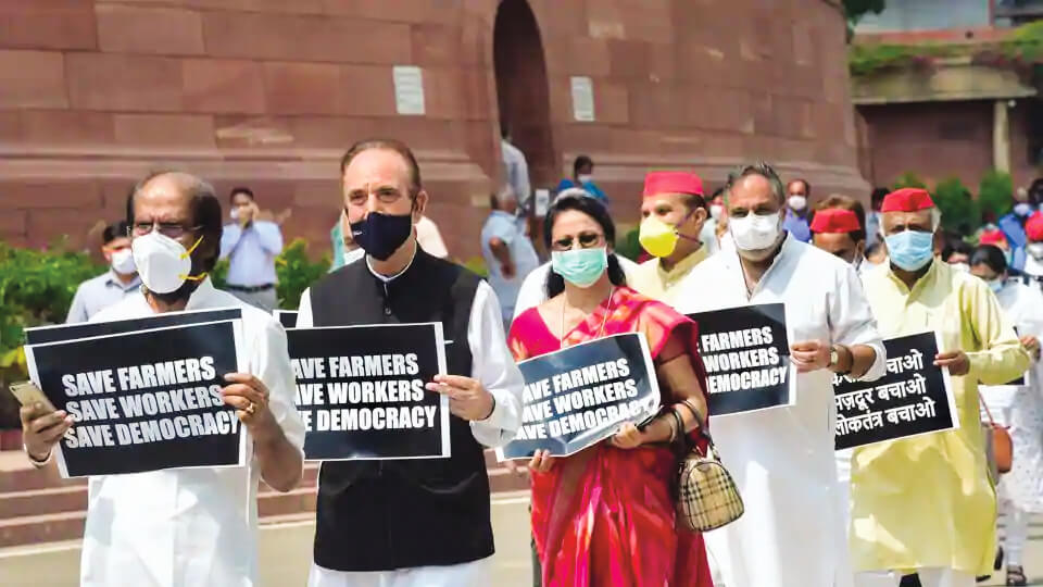 Opposition’s Political Brouhaha over Farm Bills