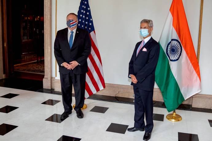 EAM Dr. S Jaishankar meets his US counterpart Mike Pompeo