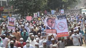 Protests in Bangladesh against France