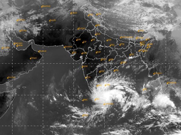 Cyclonic Storm ‘Burevi’ over Sri Lanka