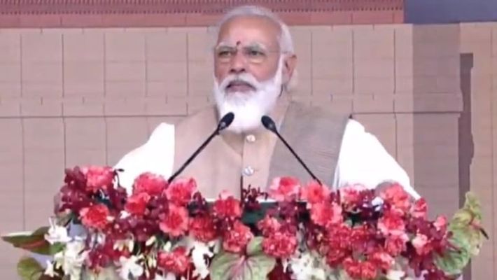 PM Modi lays foundation stone of New Parliament 