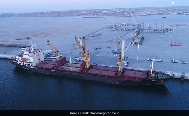 Chabahar port: India supplies consignment of 2 Mobile Harbour Cranes to Iran