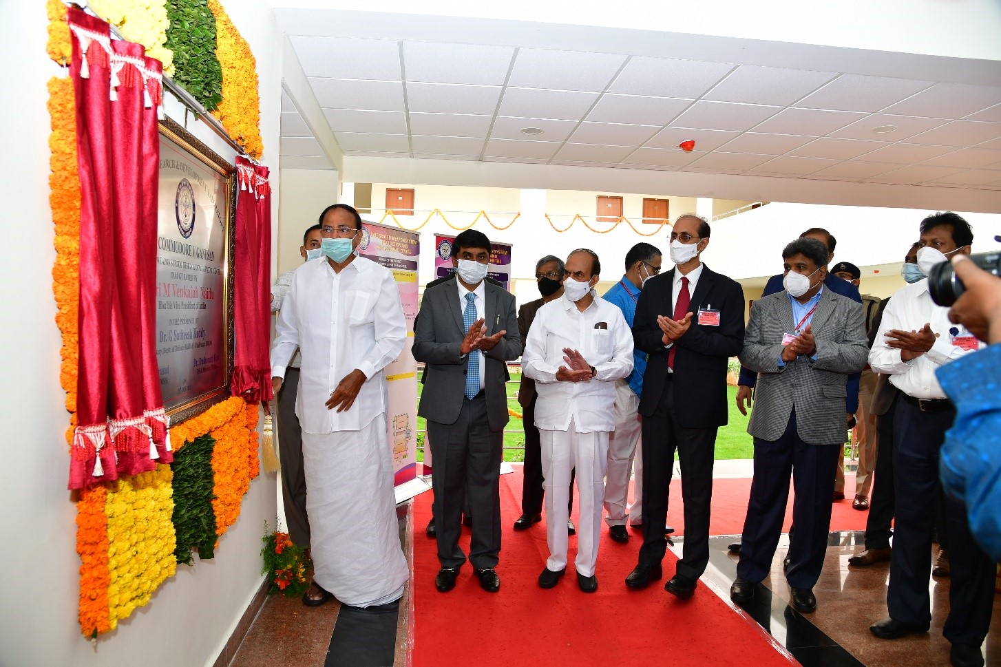 Vice President M. Venkaiah Naidu visits Dr APJ Abdul Kalam Missile Complex 