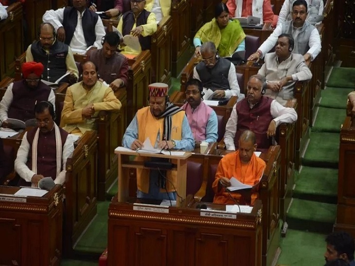 UP govt presents  budget of Rs 5,50,270 Cr