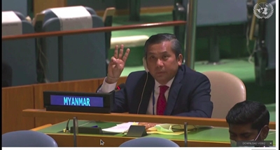 Myanmar permanent representative to UN condemns military government in his country