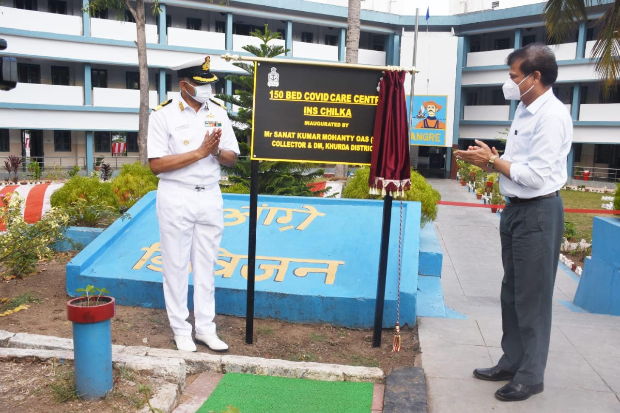 Odisha: 150 Bed Covid Care Centre established by Indian Navy