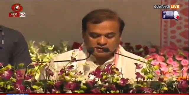 PM congratulates Himanta Biswa Sarma on taking oath as Assam CM