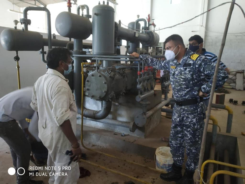 Indian Navy Team Repairs Two Major Oxygen Plants in Andhra Pradesh