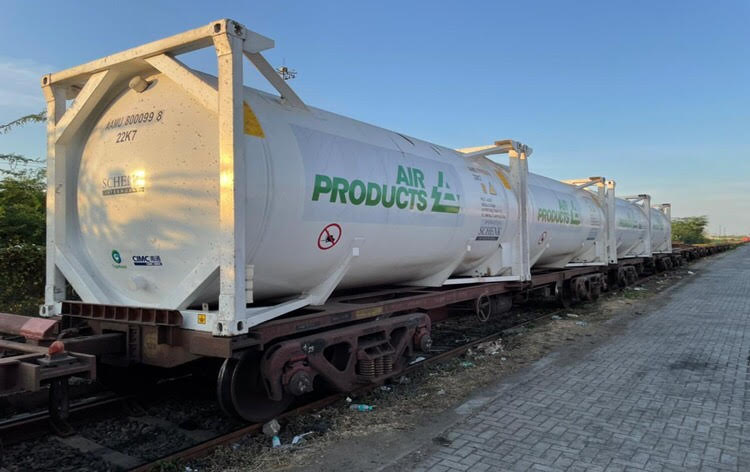 Railways delivers more than 15, 284 MT of Liquid Medical Oxygen to various states