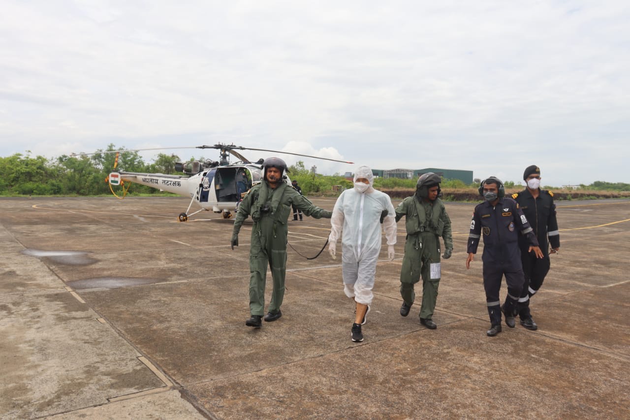 Indian Coast Guard successfully conducts swift medical evacuation off Goa