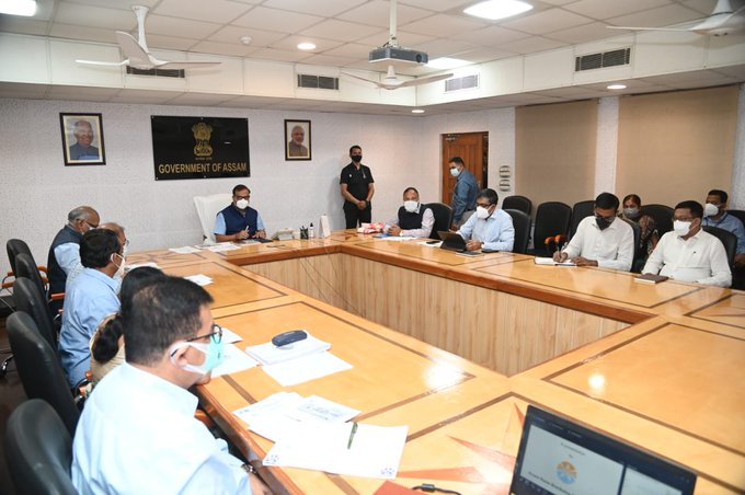 Assam: Chief Minister  Himanta Biswa Sarma reviews the functioning of the Power Department and its three companies in Guwahati.  CM directs to create a proper database with the names and phone numbers of 63 lakh consumers to set up an improved billing system to cut down losses.