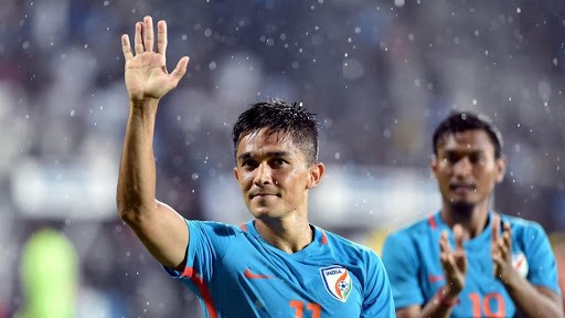 Indian football captain Sunil Chhetri has surpassed Lionel Messi's record to become 2nd highest international goalscorer among active players.