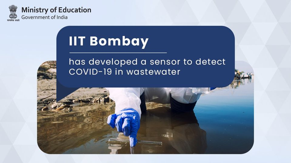 Researchers at IIT Bombay  and University of Strathclyde have demonstrated a low-cost sensor that can detect the presence of COVID-19 virus in wastewater.