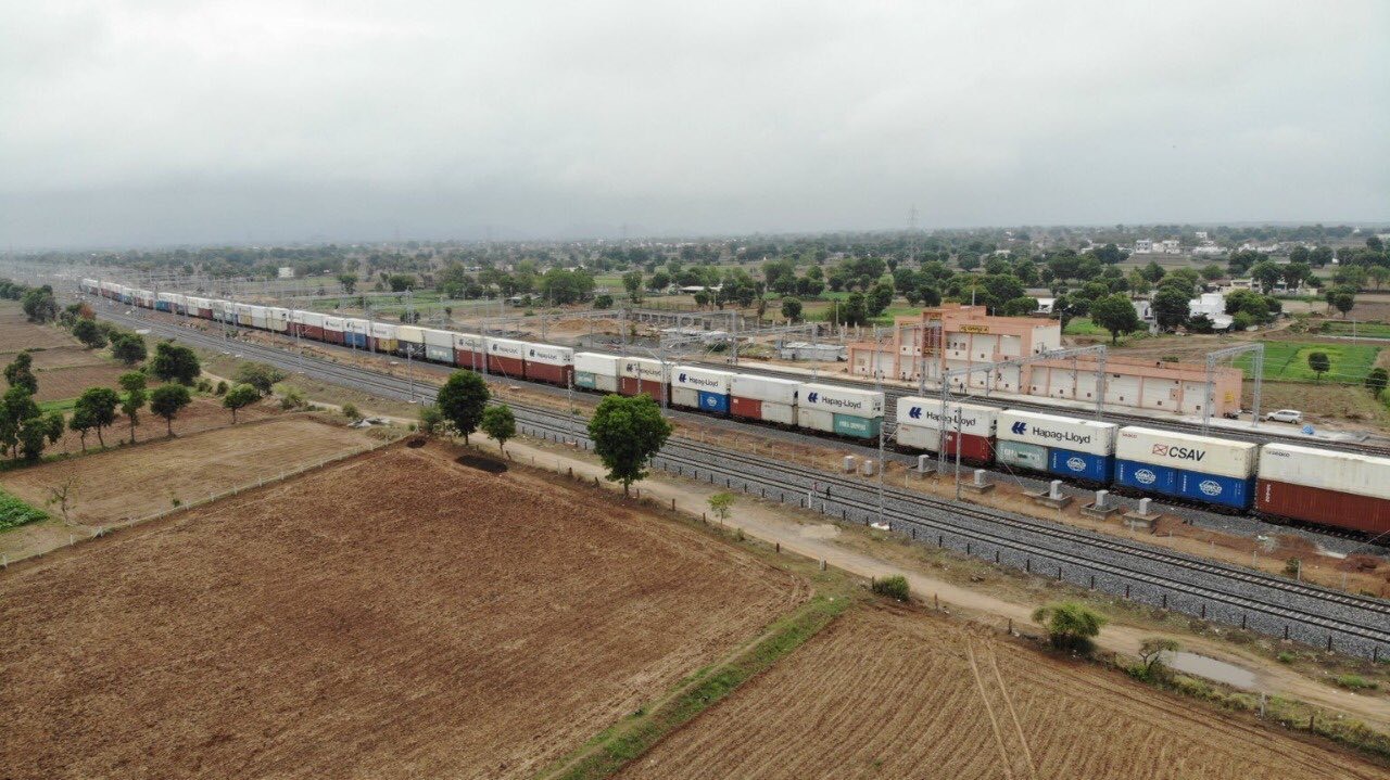 First trial run for double stack container train from Mundra, Gujarat to Kathuwas, Rajasthan has been completed successfully. This will provide faster & efficient logistics facilitation between ports in Gujarat with other parts of India.