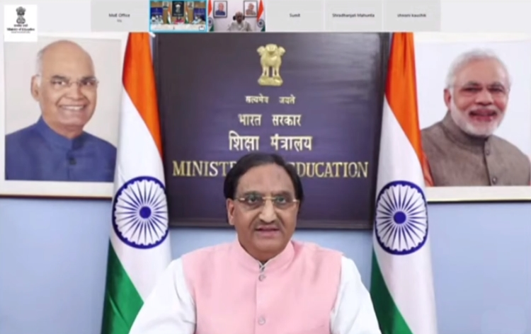 Union Education Minister Ramesh Pokhriyal Nishank launches NIPUN Bharat