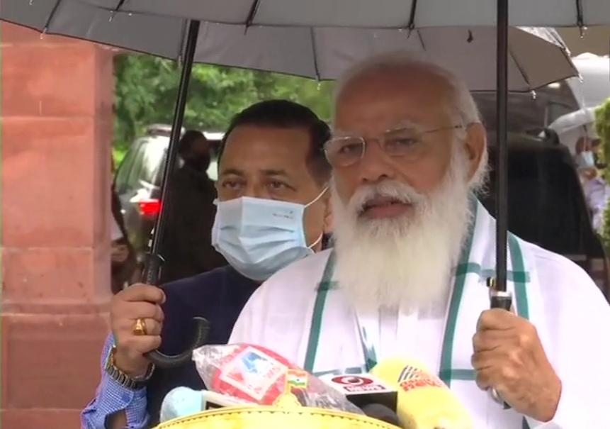 PM @narendramodi expressed hope that every issue related to the Covid-19 pandemic and the fight against it would be discussed during the Monsoon session.