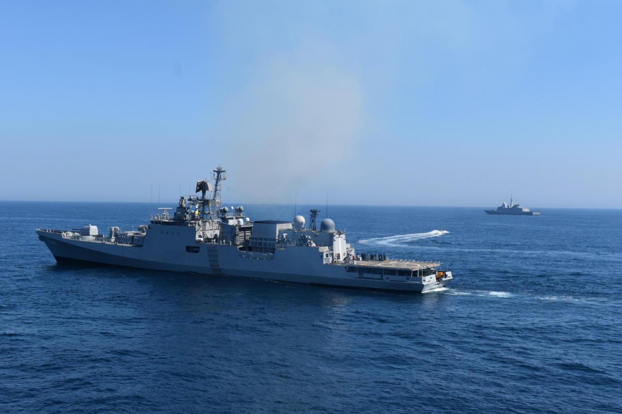 INS TABAR COMPLETES MARITIME PARTNERSHIP EXERCISE WITH FRENCH NAVY