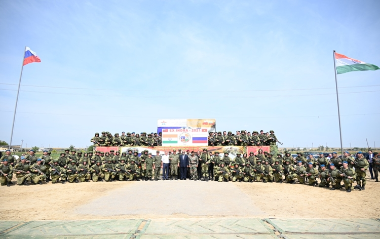 Indian and Russian Armies begin joint Exercise INDRA 2021 at Volgograd in Russia